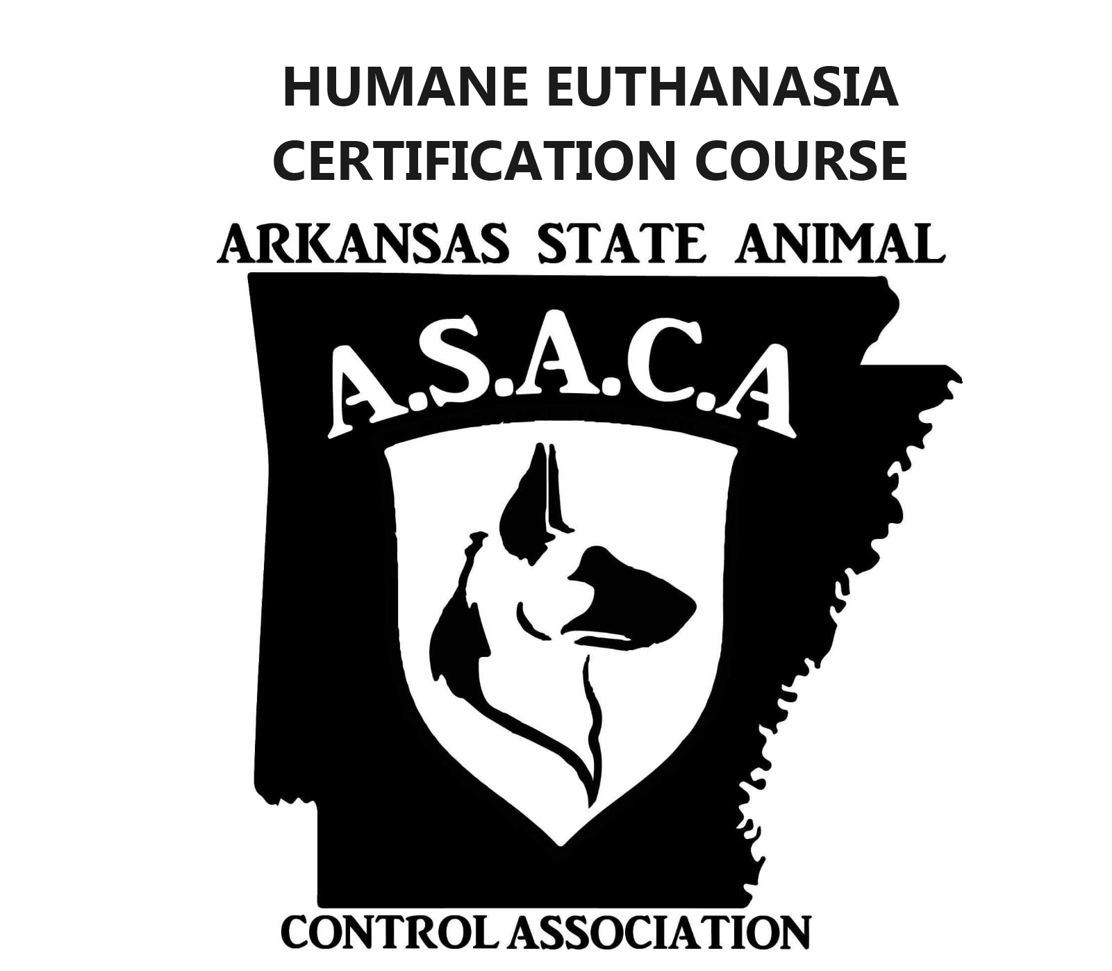 Arkansas Humane Euthanasia Certification Course Arkansas State Animal